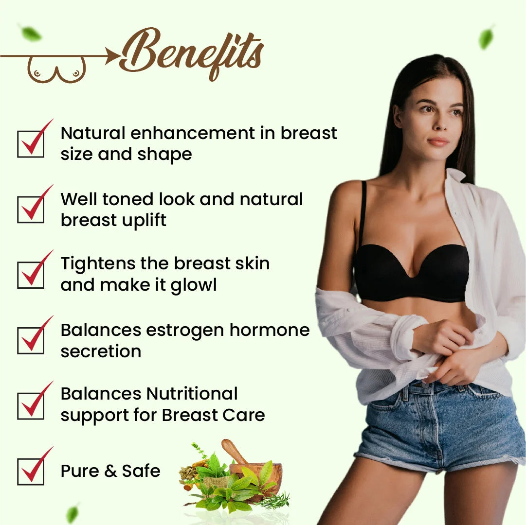 Hashmi Big B Cream | Natural Ayurvedic Breast Care, Firming & Toning Herbal Cream