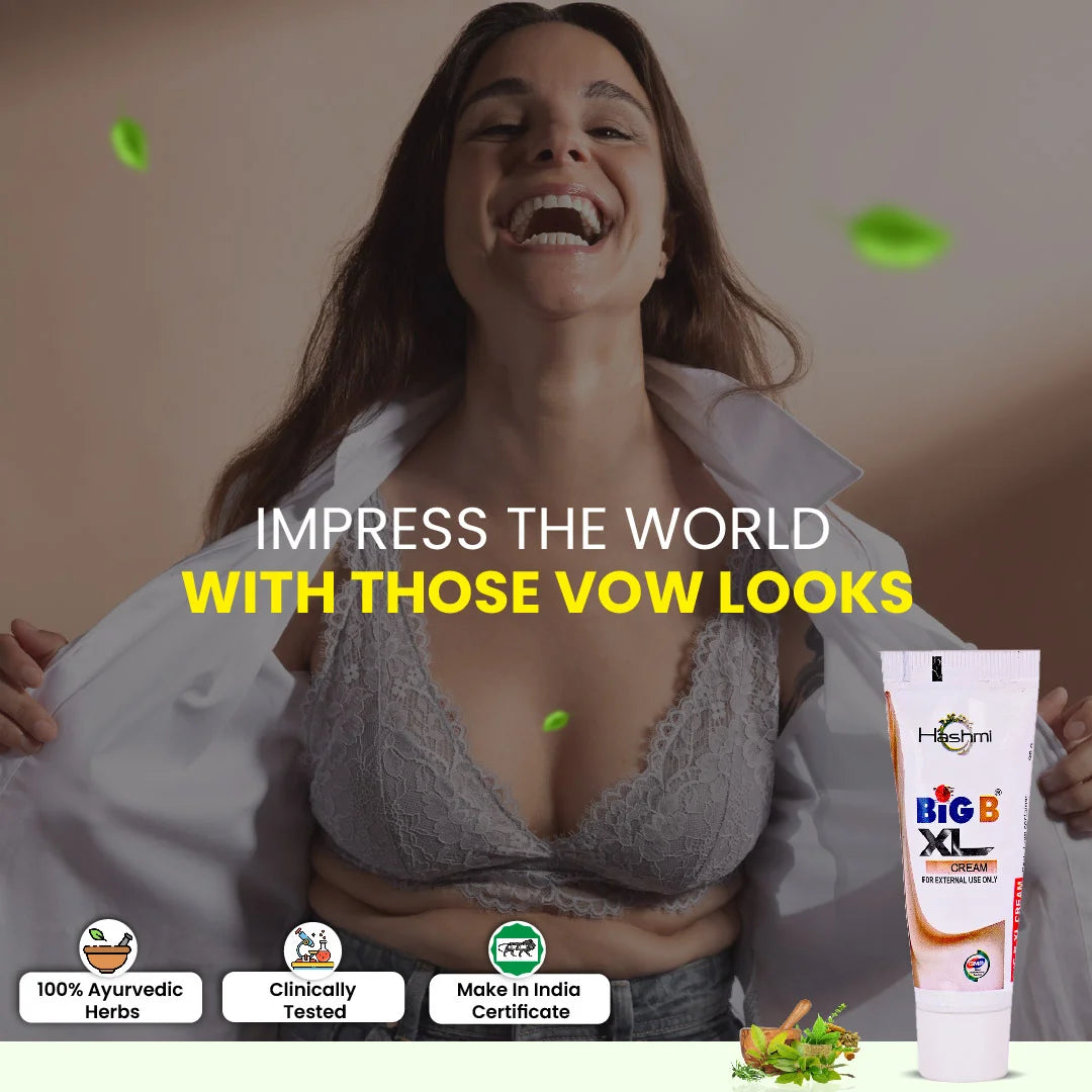 Hashmi Big B Cream | Natural Ayurvedic Breast Care, Firming & Toning Herbal Cream