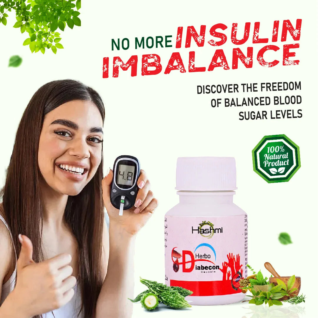 Hashmi Herbo Diabecon Capsule (20 Capsule)