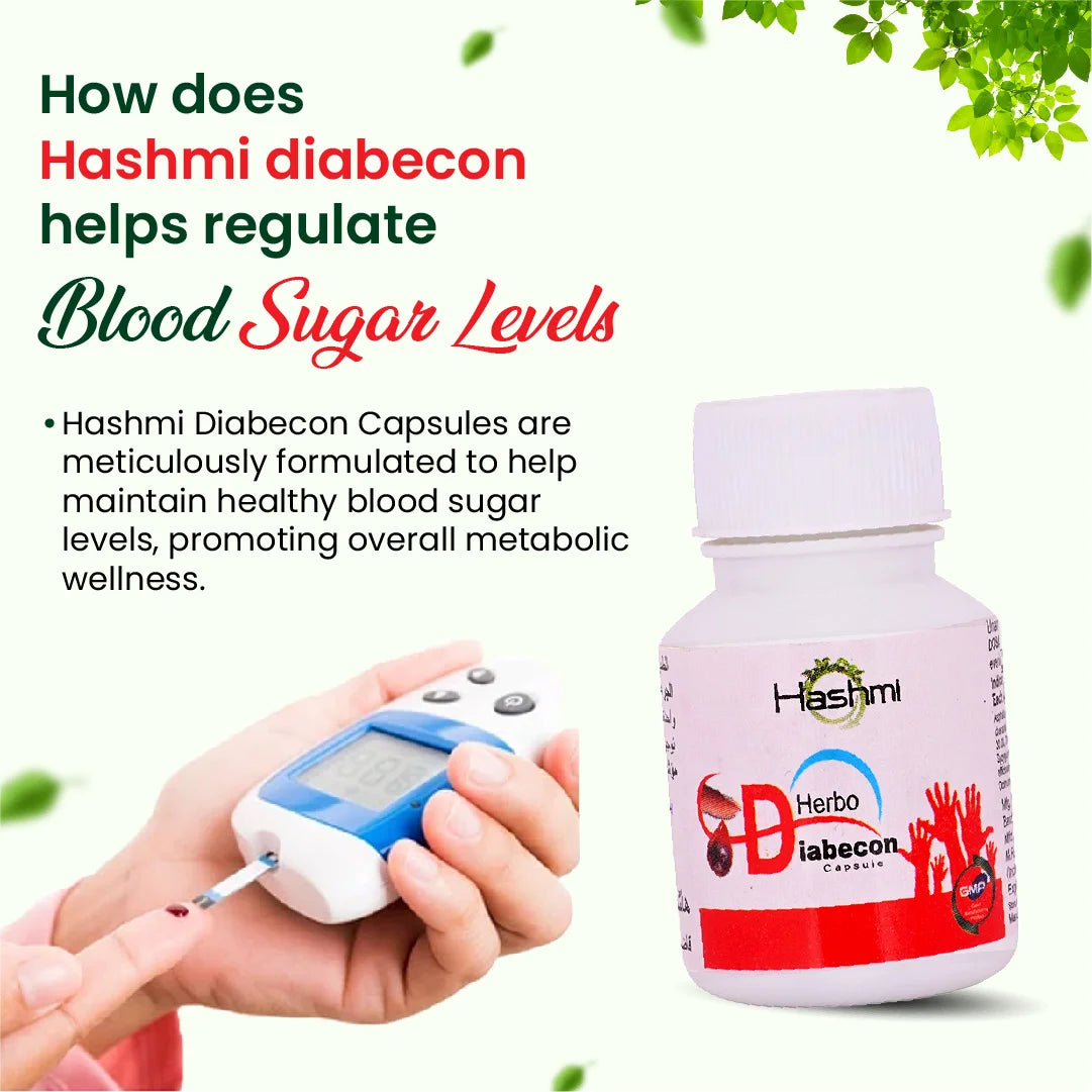 Hashmi Herbo Diabecon Capsule (20 Capsule)