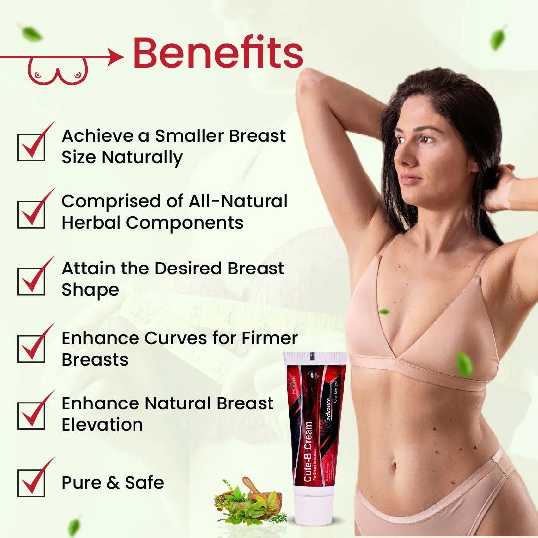 Hashmi Cute B Cream | Natural Ayurvedic Breast Beauty & Firming Herbal Cream