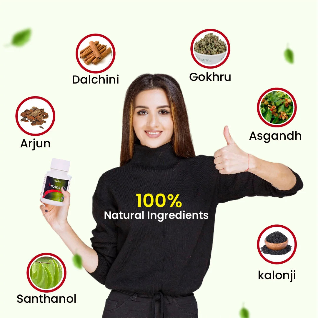Hashmi Fezinil Capsule | Natural Ayurvedic Vitality & Energy Booster Supplement for Women