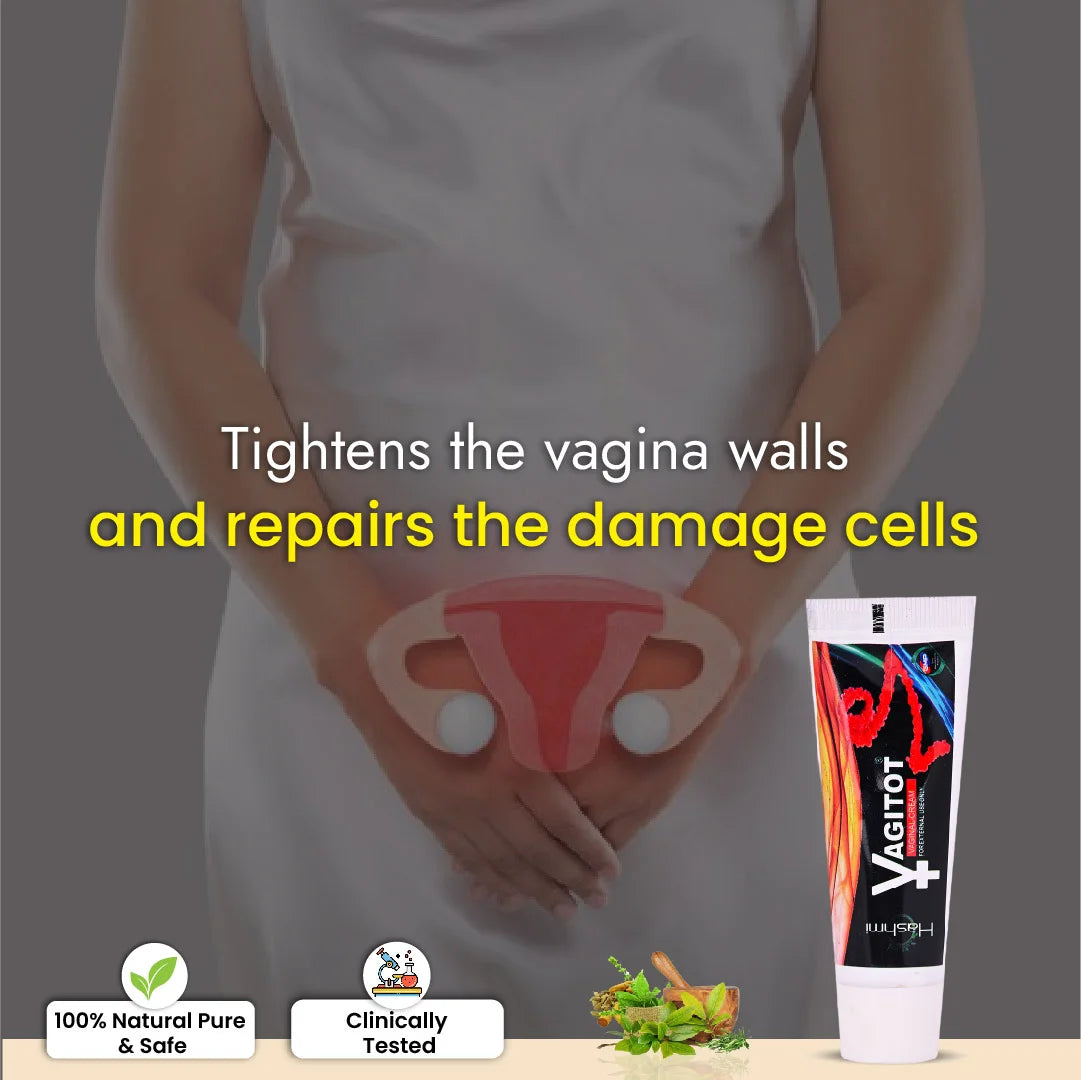 Hashmi Vagitot Cream Tube (20 ml) | Natural Ayurvedic Intimate Care & Firming Cream
