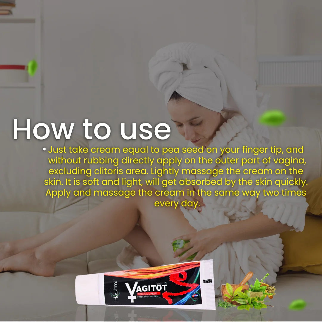 Hashmi Vagitot Cream Tube (20 ml) | Natural Ayurvedic Intimate Care & Firming Cream